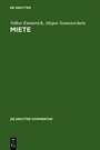 Cover: Miete - De Gruyter