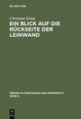 Cover: Ein Blick auf die Rückseite der Leinwand - De Gruyter