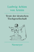 Cover: Texte der deutschen Tischgesellschaft - De Gruyter