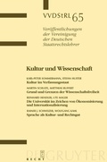 Cover: Kultur und Wissenschaft - De Gruyter