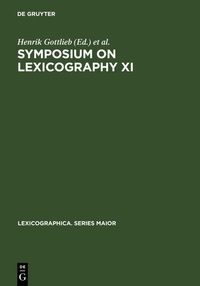 Abbildung von: Symposium on Lexicography XI - De Gruyter