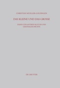 Cover: Das Kleine und das Gro&szlig;e - De Gruyter