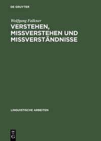 Abbildung von: Verstehen, Mißverstehen und Mißverständnisse - De Gruyter