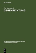 Cover: Gegenrichtung - De Gruyter