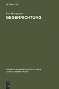 Cover: Gegenrichtung - De Gruyter