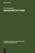 Cover: Gegenrichtung - De Gruyter