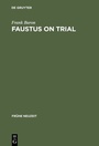 Cover: Faustus on Trial - De Gruyter