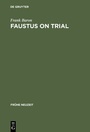 Cover: Faustus on Trial - De Gruyter