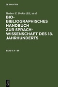 Cover: A - Br - De Gruyter