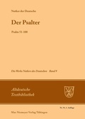 Cover: Der Psalter - De Gruyter