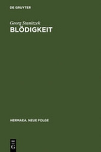 Enlarge image Cover: Blödigkeit - De Gruyter
