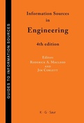 Cover: Information Sources in Engineering - De Gruyter Saur