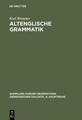 Cover: Altenglische Grammatik - De Gruyter