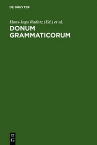 Enlarge image Cover: Donum Grammaticorum - De Gruyter
