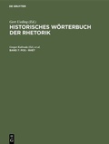 Cover: Pos - Rhet - De Gruyter