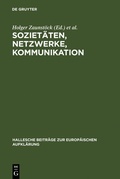 Cover: Soziet&auml;ten, Netzwerke, Kommunikation - De Gruyter
