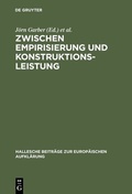 Cover: Zwischen Empirisierung und Konstruktionsleistung - De Gruyter