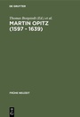 Cover: Martin Opitz (1597 - 1639) - De Gruyter