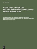 Cover: Sachregister zu den Verhandlungen des Deutschen Bundestages 15. Wahlperiode und zu den Verhandlungen des Bundesrates (2002-2005) - De Gruyter Saur