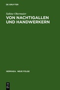 Cover: Von Nachtigallen und Handwerkern - De Gruyter