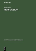 Cover: Persuasion - De Gruyter