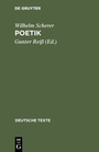 Cover: Poetik - De Gruyter