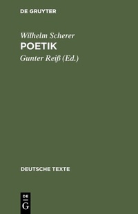 Enlarge image Cover: Poetik - De Gruyter