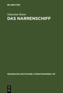 Cover: Das Narrenschiff - De Gruyter