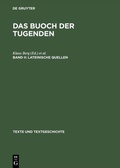 Cover: Lateinische Quellen - De Gruyter