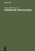 Cover: Jiddische Philologie - De Gruyter