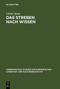 Cover: Das Streben nach Wissen - De Gruyter