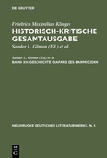 Cover: Geschichte Giafars des Barmeciden - De Gruyter