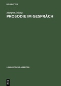 Cover: Prosodie im Gespr&auml;ch - De Gruyter