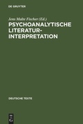 Cover: Psychoanalytische Literaturinterpretation - De Gruyter