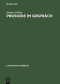 Cover: Prosodie im Gespr&auml;ch - De Gruyter