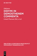 Cover: Didymi in Demosthenem commenta - De Gruyter