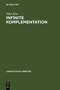 Cover: Infinite Komplementation - De Gruyter