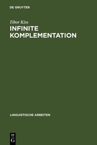 Enlarge image Cover: Infinite Komplementation - De Gruyter