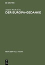 Cover: Der Europa-Gedanke - De Gruyter