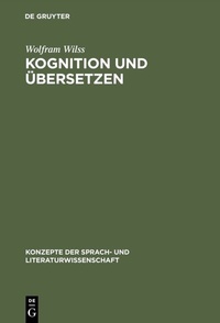 Abbildung von: Kognition und Übersetzen - De Gruyter