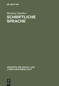 Cover: Schriftliche Sprache - De Gruyter