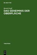 Cover: Das Geheimnis der Oberfl&auml;che - De Gruyter