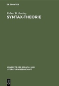 Cover: Syntax-Theorie - De Gruyter