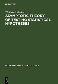 Enlarge image Cover: Asymptotic Theory of Testing Statistical Hypotheses - De Gruyter