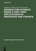 Cover: Generalized Poisson Models and their Applications in Insurance and Finance - De Gruyter