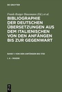 Cover: Von den Anfängen bis 1730 - De Gruyter