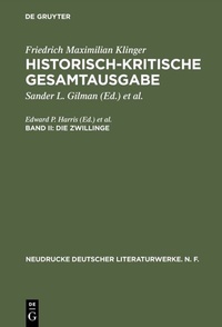 Enlarge image Cover: Die Zwillinge - De Gruyter