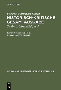 Enlarge image Cover: Die Zwillinge - De Gruyter