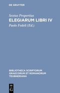 Cover: Elegiarum libri IV - De Gruyter