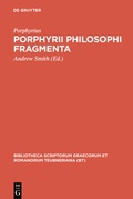 Cover: Porphyrii Philosophi fragmenta - De Gruyter